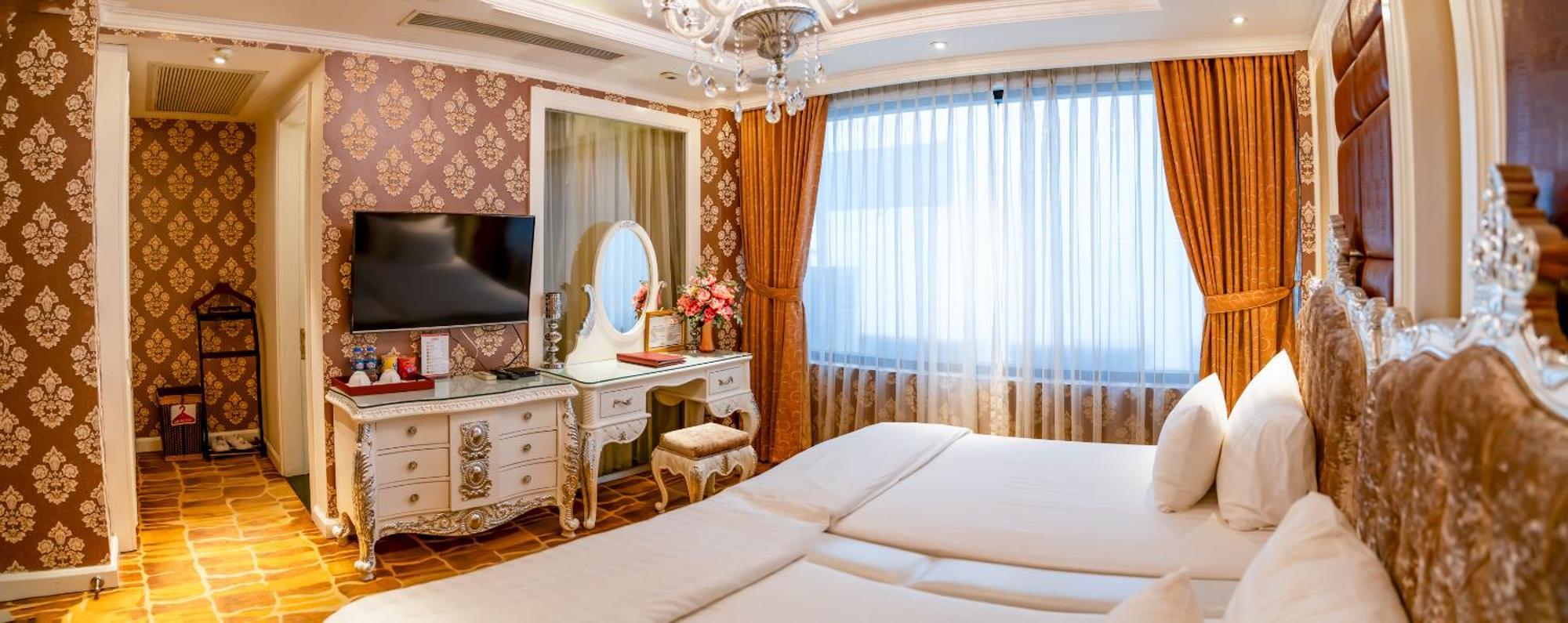 Hoang Trieu Hotel Ho Chi Minh-staden Exteriör bild